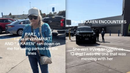 Karen Flips and Calls Cops When Texas Woman Parks on the Lines