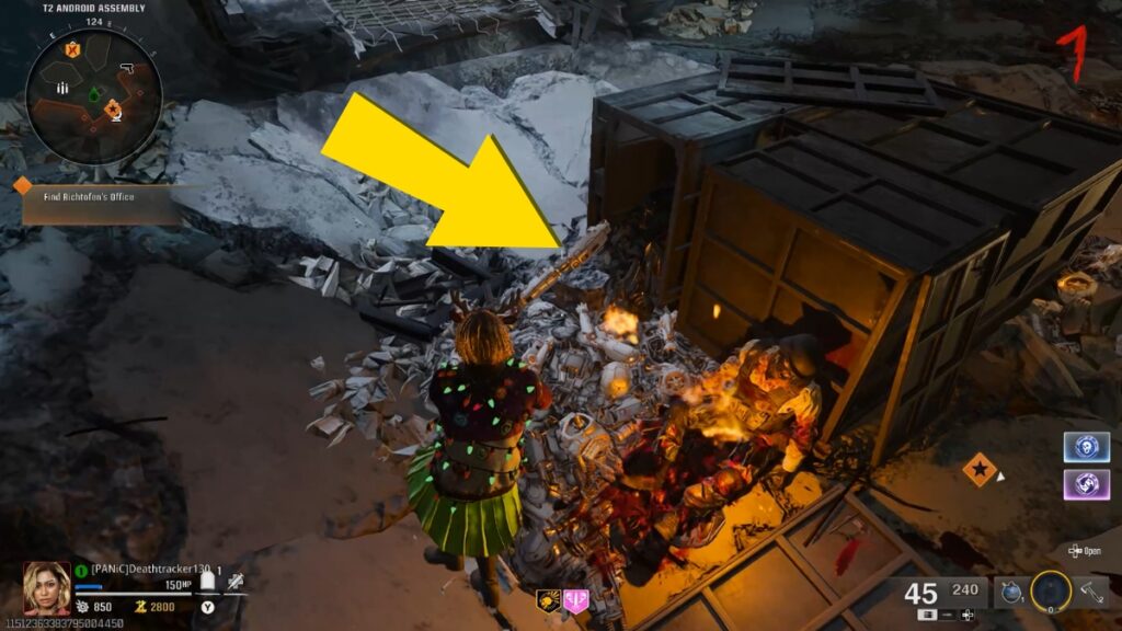 Klaus Leg Item Location 1