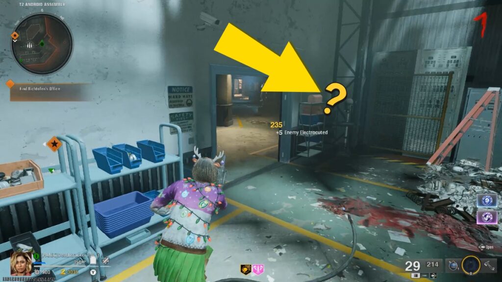 Klaus Leg Item Location 3