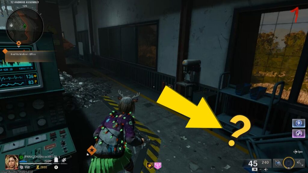 Klaus Leg Item Location 2