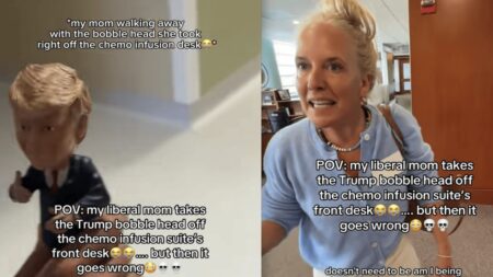 Liberal New York Mom Takes Trump Bobblehead at Chemo Appointment and Gets Caught