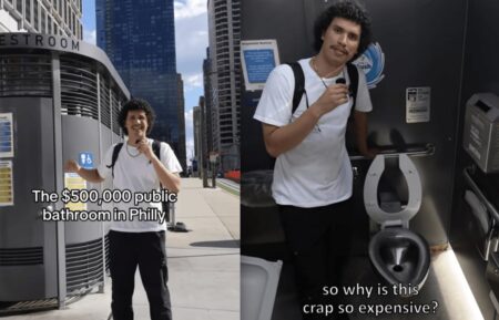 Man Explains Public Bathrooms Cost Half a Million Dollars in Philadelphia, Pennsylvania