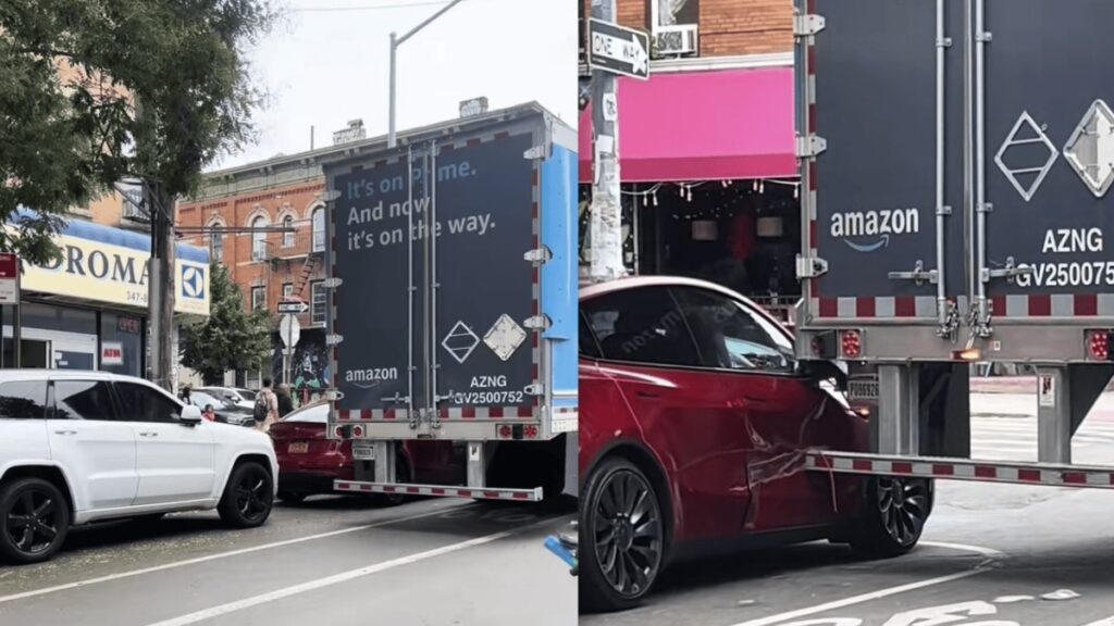 New York Tesla Driver Apparently Doesn’t Understand Wide Turns, Now Their Car is Destroyed, ‘Tesla Drivers Think They Can Do Whatever They Want’ New York Tesla Driver Apparently Doesn’t Understand Wide Turns, Now Their Car is Destroyed