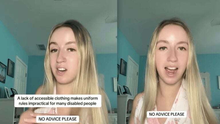 North Carolina Woman Explains How Uniforms Are Ableist
