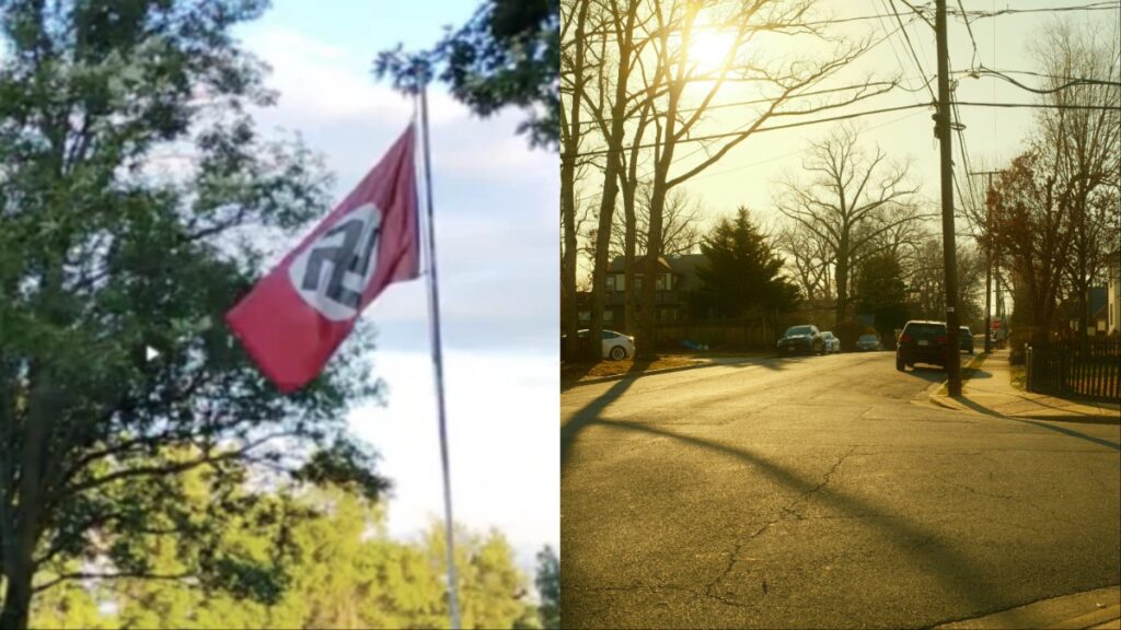 Ohio Neighbor has Nazi flag