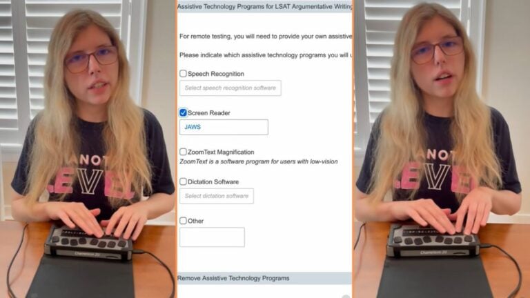 Pennsylvania Law Student Denied Accessibility Aid During LSAT, 'This is What Republicans Want to Get Rid Of'