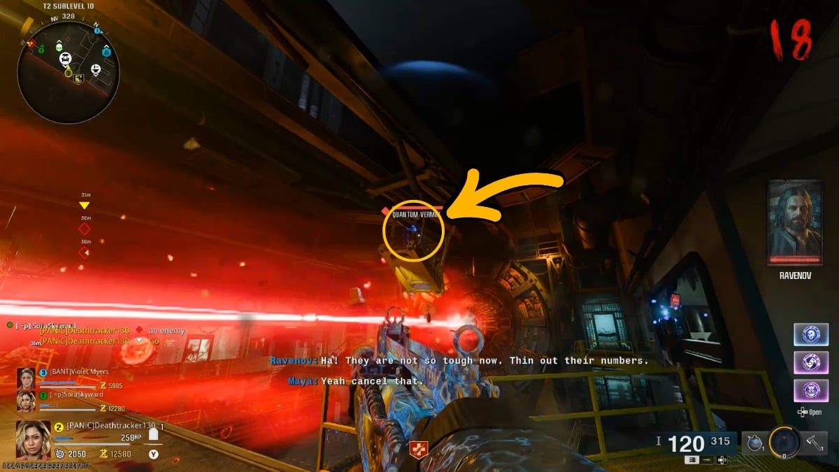 Blue Vermins - BO6 Zombies Reckoning Map easter egg