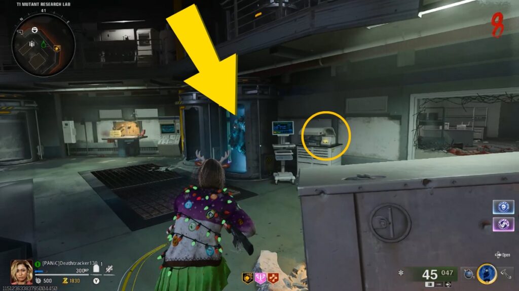 Where to put the Blood Sample in Black Ops 6 Zombies Reckoning easter egg quest