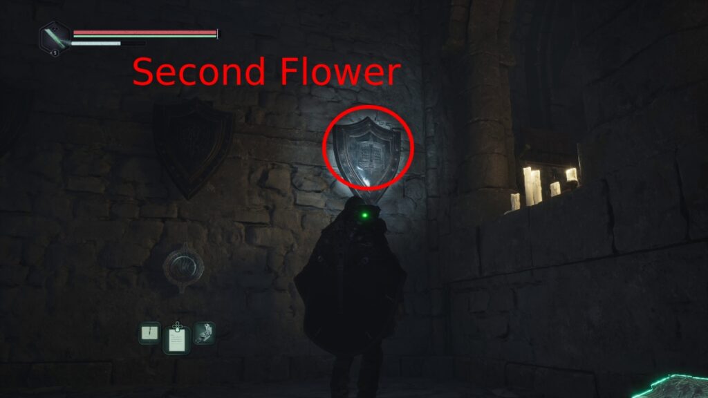 Second flower Location