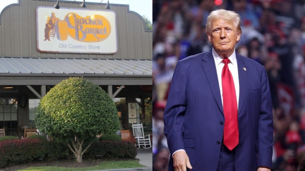 Trump Forces Cracker Barrel to Bend the Knee As They Cancel Their “Woke” Redesign: ‘Keep Uncle Herschel’ Trump and Cracker Barrel