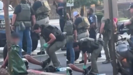 Federal Agents Shackle Homeless Child in Shocking Washington, D.C. Crackdown: ‘Six Federal Officers on One Teenager??’ Federal Agents Shackle Homeless Child in Shocking Washington, D.C. Crackdown: ‘Six Federal Officers on One Teenager??’