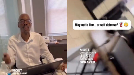 Washington D.C. Landlord Loses It and Pepper Sprays Woman During Normal Conversation: ‘Dude Is Going to Pay for That One…’ Washington Landlord Loses It and Pepper Sprays Woman During Normal Conversation: ‘Dude Is Going to Pay for That One…'