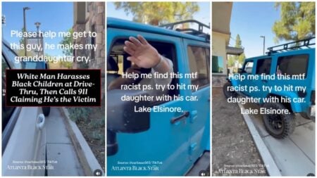 'Weird' White California Man Harasses Black Family in Starbucks Drive-Thru & Makes Them Cry in Disturbing Video