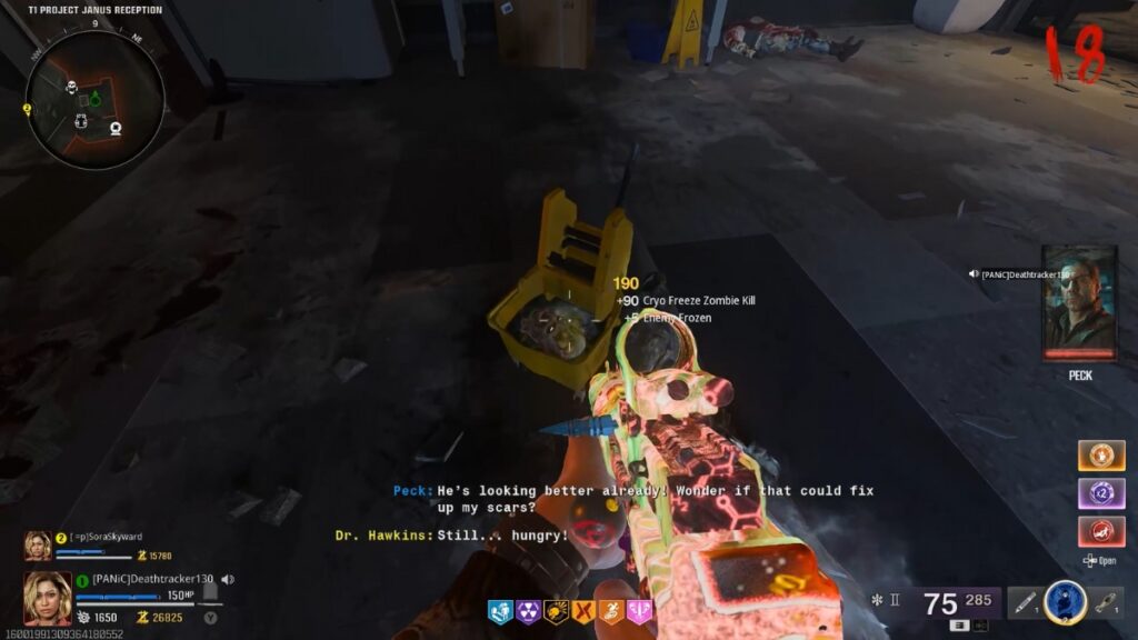 Zombie head in the bucket