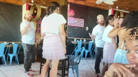 Latin Las Vegas Group Harassed at Restaurant as Racist Crowd Sings ‘ICE ICE Baby’ and Hurls Insults: ‘Trump Made People Be So Comfortable’ A picture of the racist Las Vegas group.