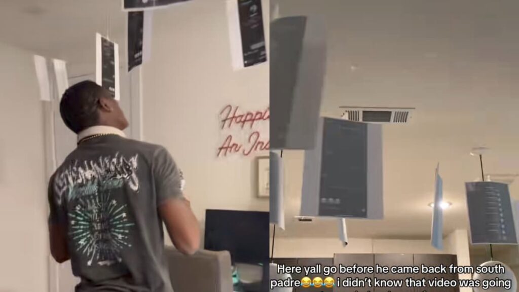 A picture taken by the Texas woman.