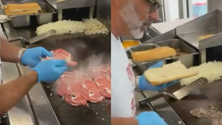 Angry Philadelphia Chef Under Fire for Proudly Cross Contaminating His Cheesesteak Sandwich: ‘Lost Me With No Season and Cheese Whizzz’ cheesesteak sandwich philadelphia