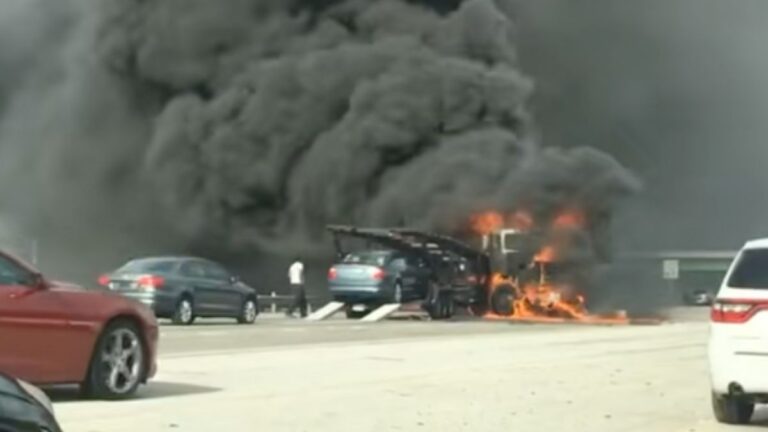 Shocking Car Explosion on Orlando Highway Shuts Down Eastbound Traffic for Several Hours: ‘Sums Up the State of Florida Right Now’ Car crash on I-4 in Florida