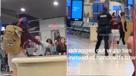 Fight at orlando airport