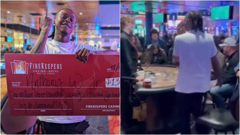 $1.3 million casino winner calls mom