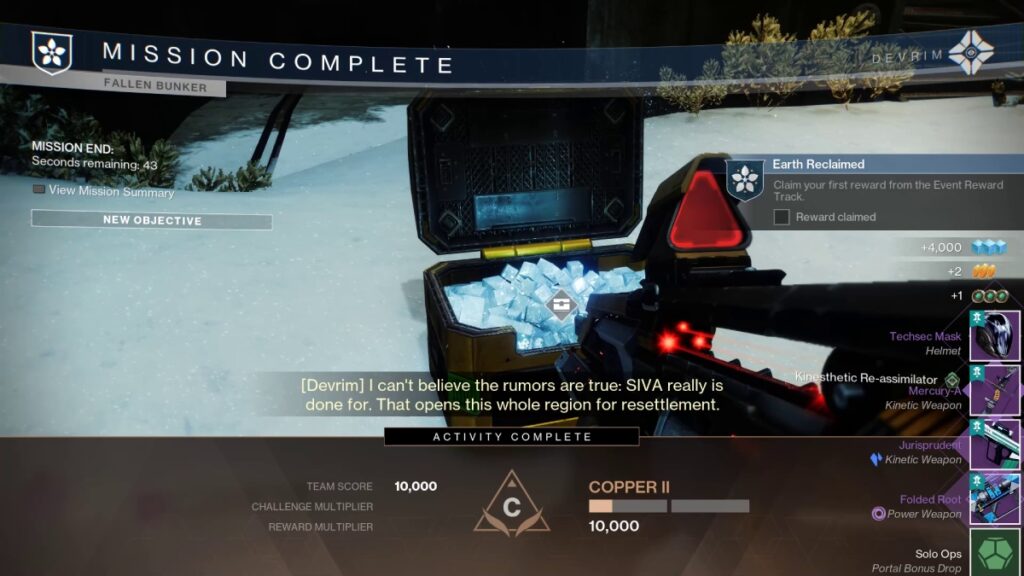 Reclaim Activity boss