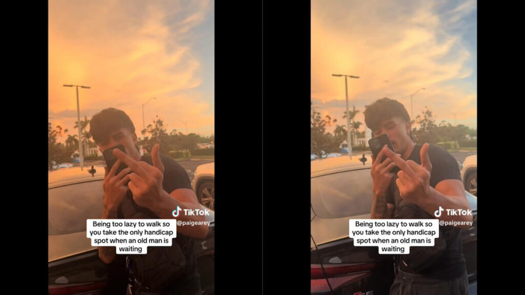 Florida Woman Confronts Driver in Parking Lot for Taking the Only Handicap Spot: ‘Too Much Entitlement Nowadays’ Florida Woman Calls Out Driver Handicap Spot