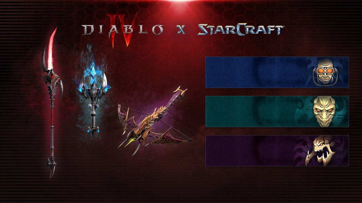 Diablo 4 x StarCraft Crossover event free gifts