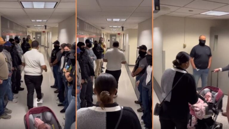 Masked Police in New York Intimidate Families Going Through Immigration 'I Don't Understand How Anyone is OK With Masked Police'