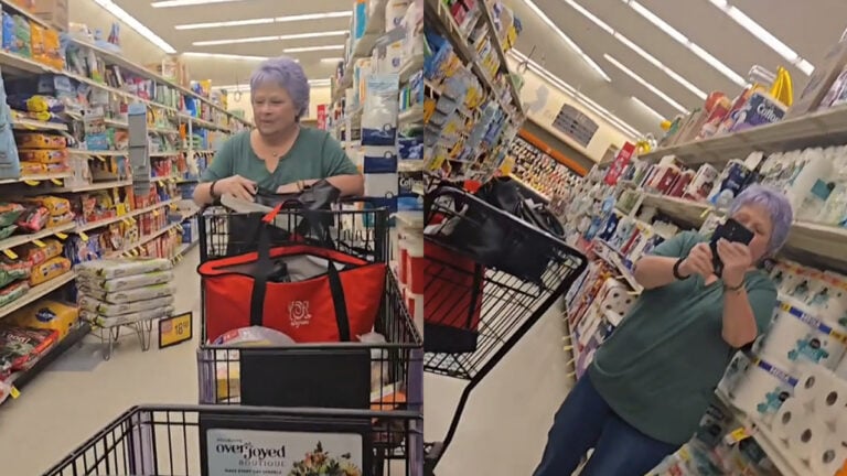 Move or Else New Jersey Woman Slams Cart Into TikToker in Shocking Clash: ‘Hits Your Cart Then Screams for Help?’