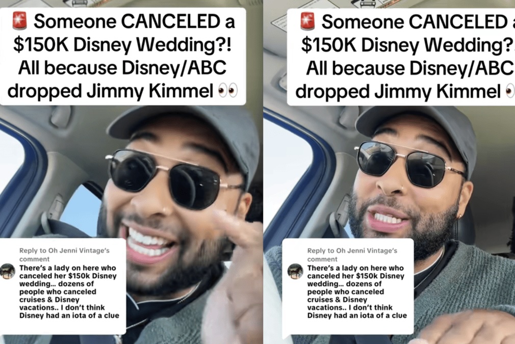 Oregon Man Giddy Over Woman Canceling $150K Disney Wedding Over Recent Free Speech Violation Concerns, ‘Disney Lost 3.6 Billion Already and That’s NOT ENOUGH!!!!’ Oregon Man Giddy Over Woman Canceling $150K Disney Wedding Over Recent Free Speech Violation Concerns