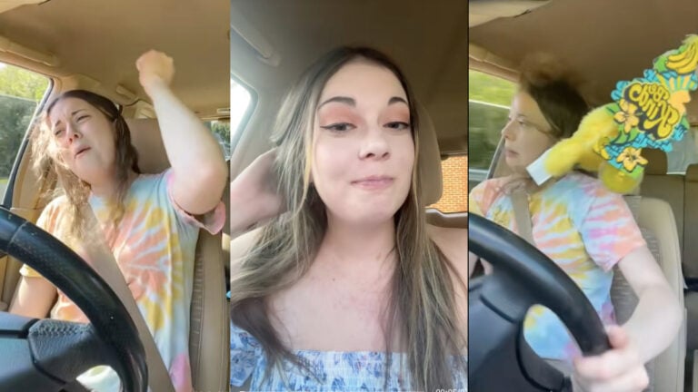 Pennsylvania Student Crashes Car While Recording Britney Spears Sing-Along Video: ‘At least you were wearing your seatbelt.’ Screenshots of s Pennsylvania student recently crashing while fillming and driving.