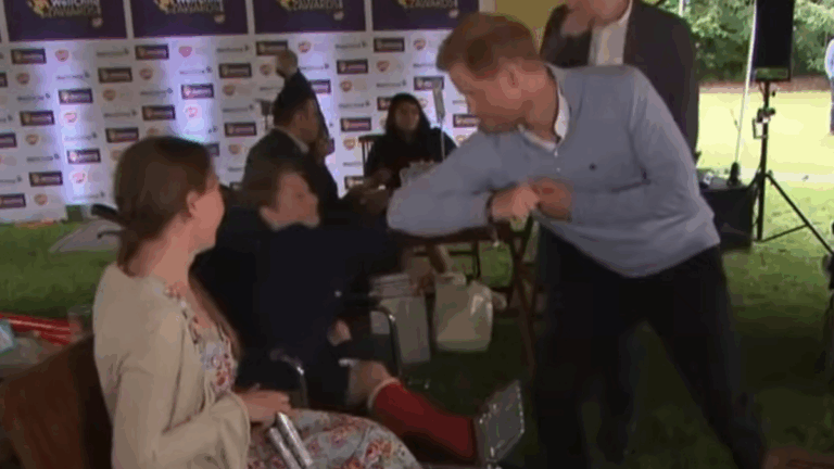 Prince Harry Abuses Poor Children for PR
