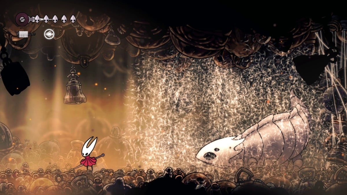 Silkspear outside of combat