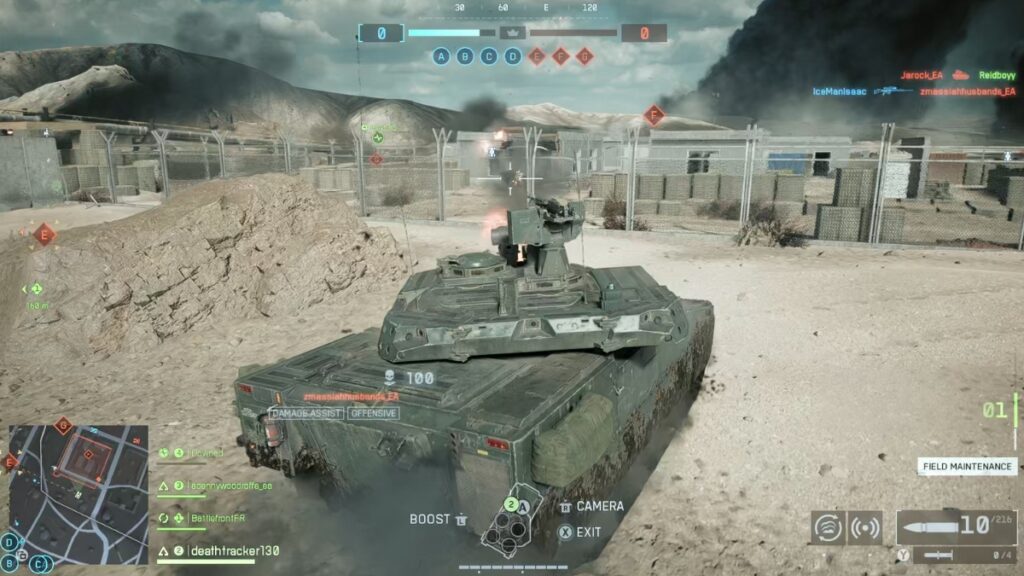Tank in Operation Firestorm
