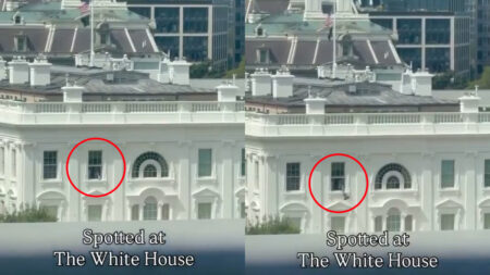 Mysterious Object Thrown From White House Window in Washington, D.C. Stokes Wild Rumors About Trump’s Health: ‘It’s the Epstein Files!’