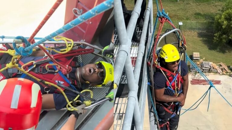 A picture of the screaming Texas firefighter.