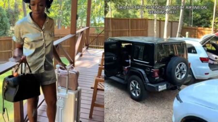 Shocked Texas Bride Kicked Out of Airbnb on Wedding Day After Host Threatens to Call Police Over One Extra Guest: ‘That’s Crazy’ A picture of the Texas bride and her party.