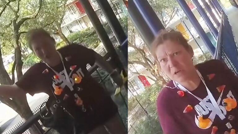 Intoxicated woman yelling at Disney