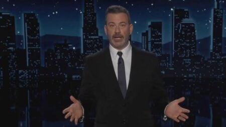 Jimmy Kimmel on his show