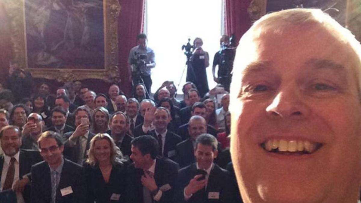 Prince Andrew selfie
