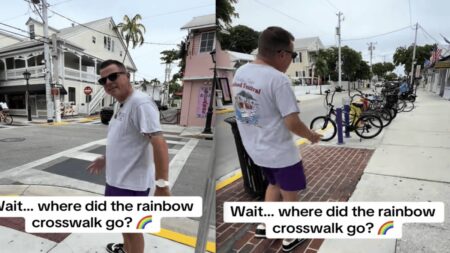 City of Key West, Florida Fights Back with Rainbow Bike Racks After Rainbow Crosswalk Painted Over