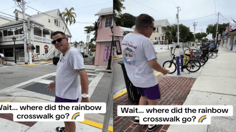 City of Key West, Florida Fights Back with Rainbow Bike Racks After Rainbow Crosswalk Painted Over