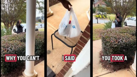 Georgia Woman Catches Delivery Driver Who Tried to Steal Her Order: ‘Why Do They Keep Stealing Food’ Georgia Delivery Driver Food Theft