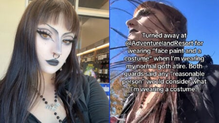 Goth Woman Turned Away from Iowa Theme Park Because They Think Her Everyday Look is a Scare Actor Costume