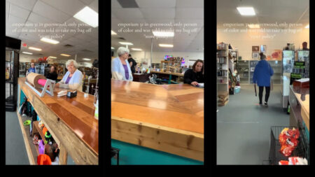 Greenwood Store Customer Accuses Staff of Racial Bias for Singling Him Out Over Their Bag Policy While Turning a Blind Eye to Other Customers Violating It: ‘Way to Stand Ur Ground’ Greenwood Indiana Emporium31 Racial Bias Bag Policy