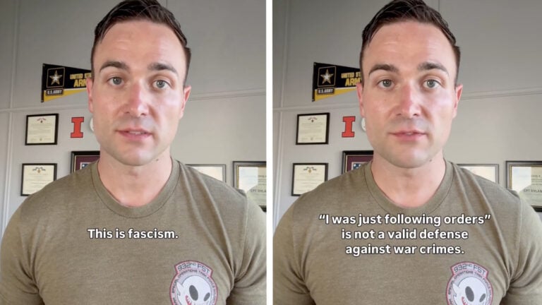 Illinois National Guard Captain's Security Clearance Suspended for Saying Military Should Disobey Illegal Orders