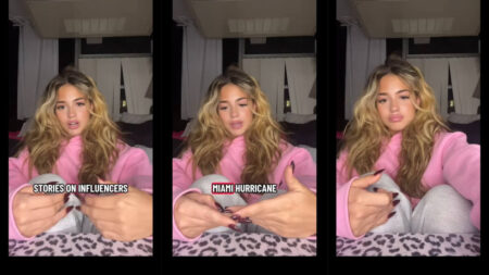 Miami College Student Cries After Thinking She Was Left Out of Local Newspaper Feature on Influencers, Receives Backlash on TikTok: ‘You’re So Out of Touch Gal’ Influencer Crying Over Miami Hurricane Feature