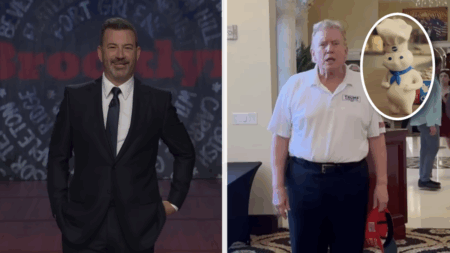 Jimmy Kimmel Grills ‘Pillsbury Dough President’ Trump for Fat-Shaming US Military Service Members: ‘You Get So Fat You Start Breaking Escalators’ Jimmy Kimmel Grills 'Pillsbury Dough President' Trump for Fat-Shaming US Military Service Members