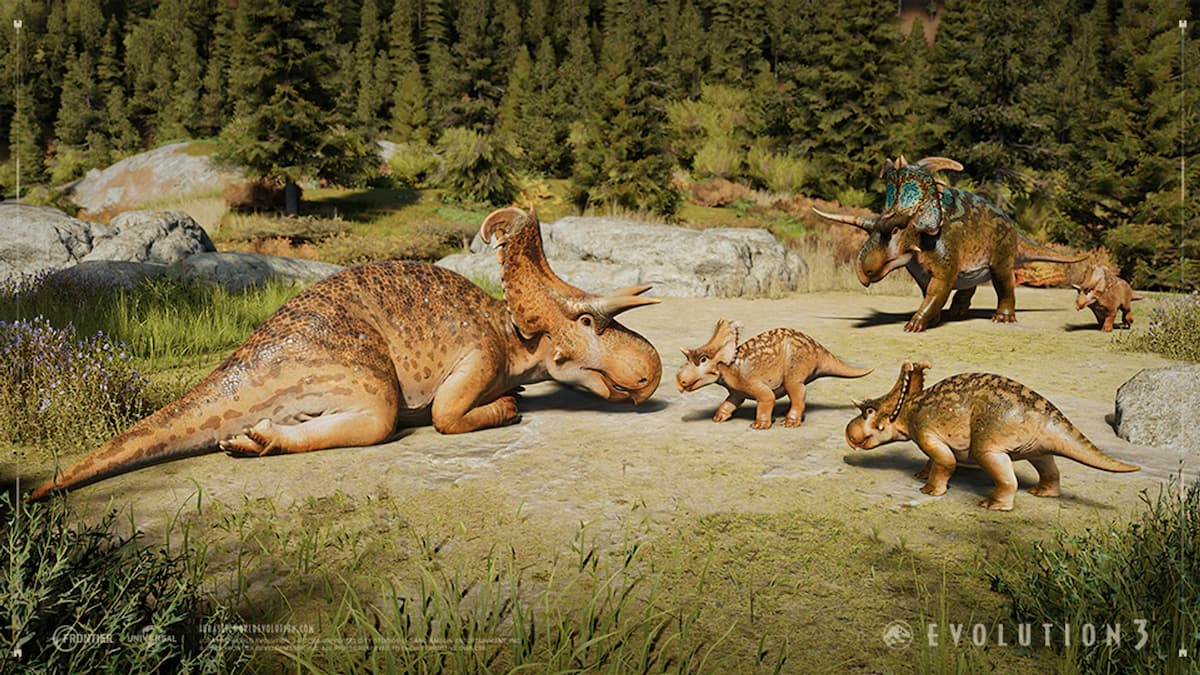 Lokiceratops in Jurassic World Evolution 3