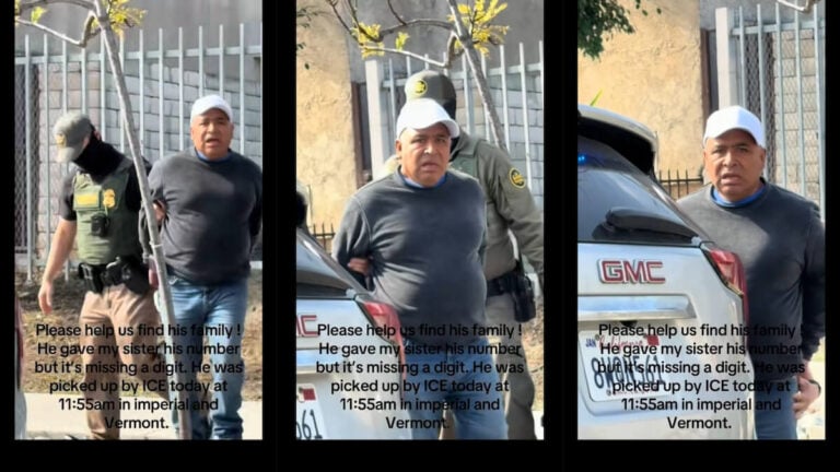 Los Angeles Ice Detains Man Family Notified
